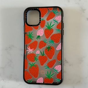 Casetify iPhone 11 Case Strawberries